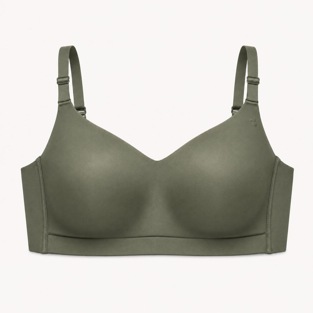 Herfur Everyday Comfort Bra in Italian Basil — front view