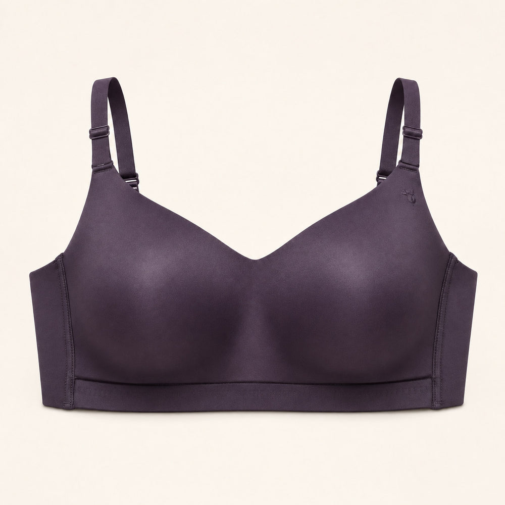 Herfur Everyday Comfort Bra in Italian Grape — front view