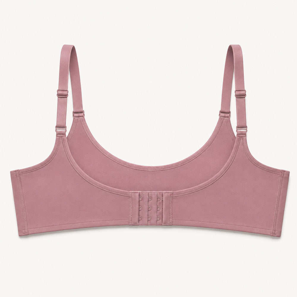 Herfur Everyday Comfort Bra in Puce — back view