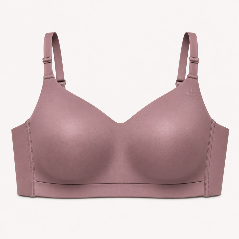 Herfur Everyday Comfort Bra in Puce — front view